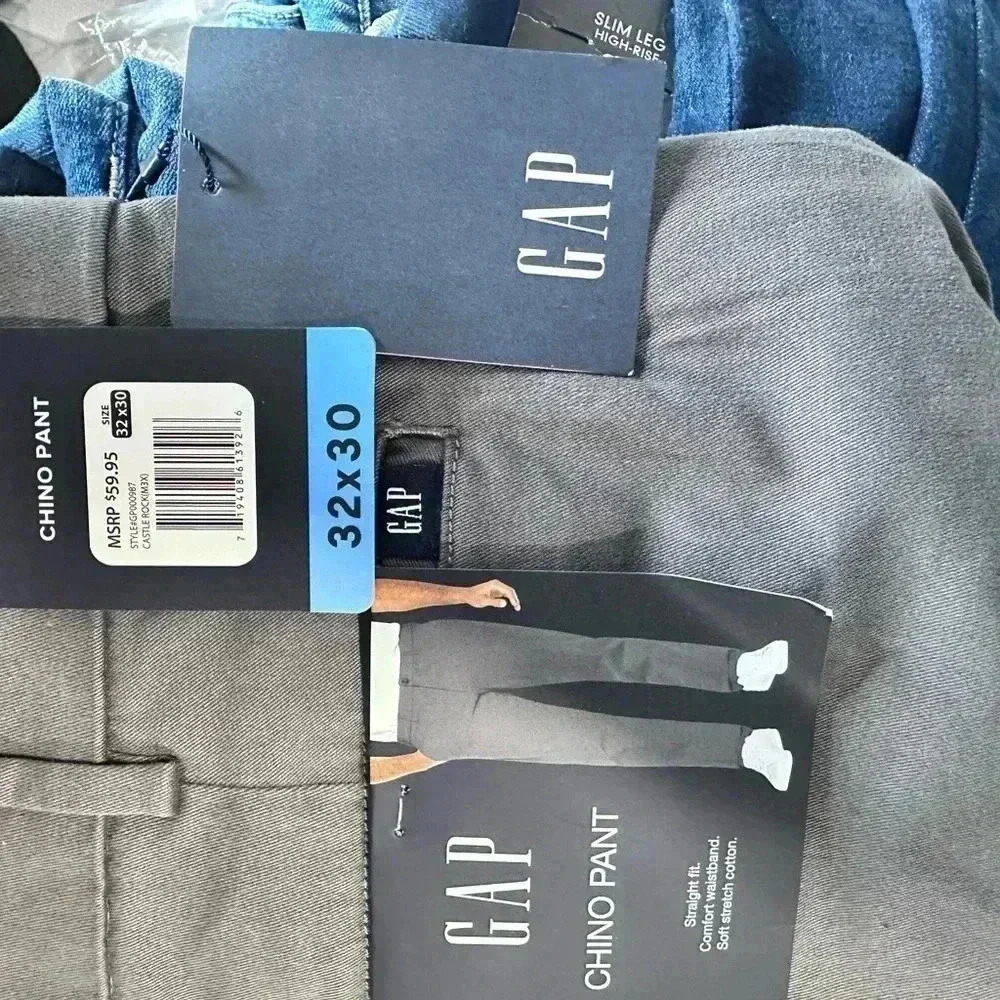 GAP Men's Gray Pants - Picture 4 of 4